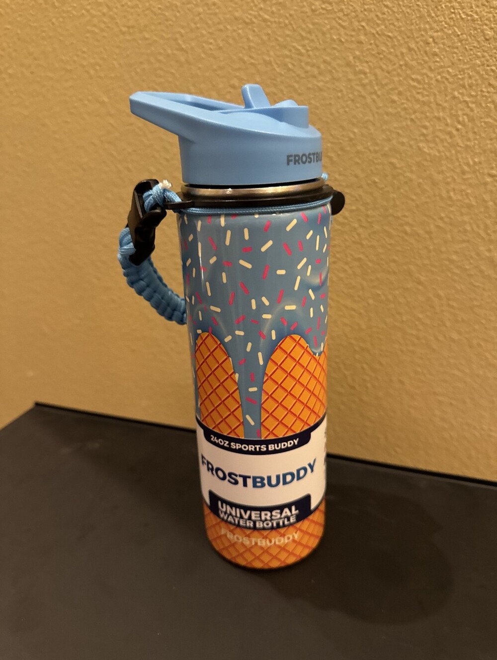 FrostBuddy 24oz Sports Buddy Tumbler Ice Cream and Sprinkles